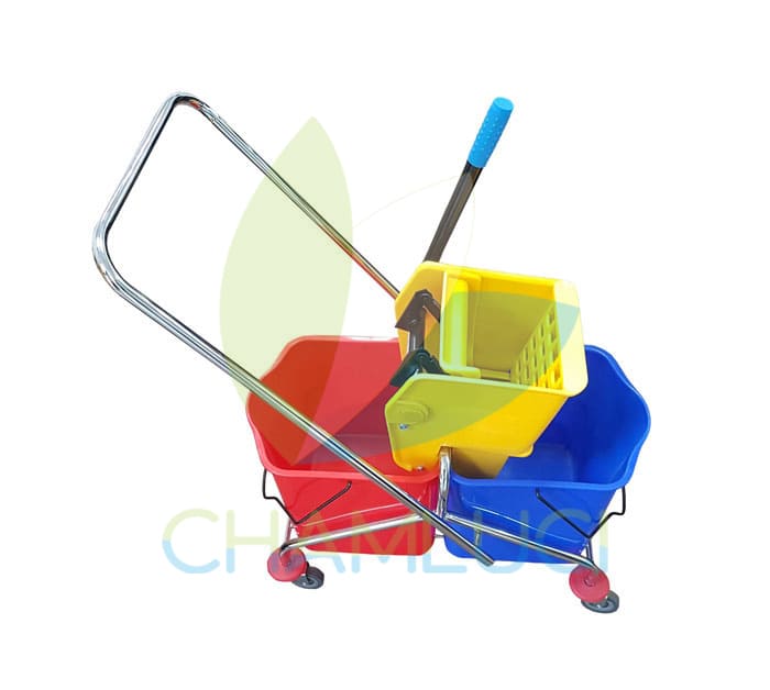 Carro escurridor doble balde-2