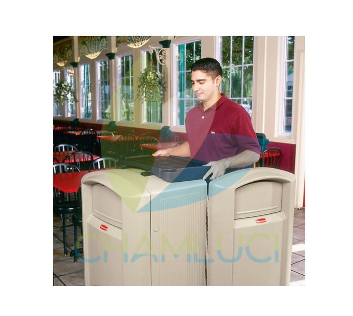 Contenedor plaza con portabandeja rubbermaid-3