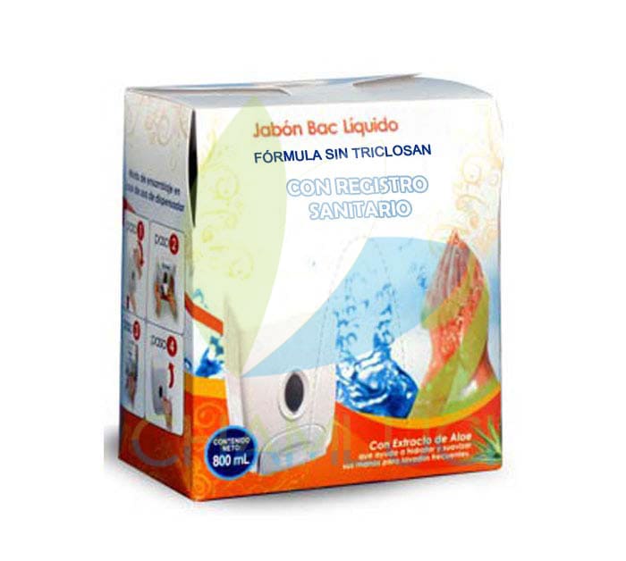 Jabón liquido sachet 800 ml