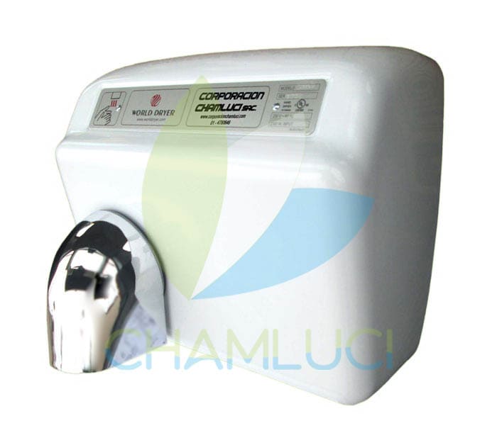 Secador de manos automático blanco-3